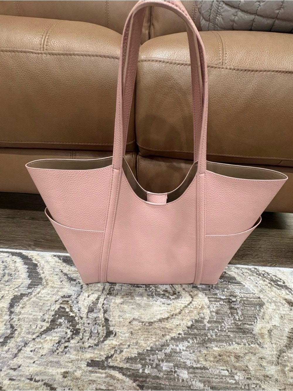Target Pink Structured Tote Bag